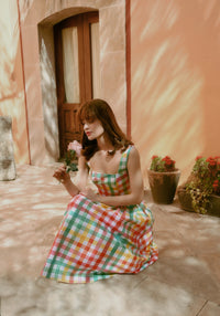Vestido Cuadros Aurélie