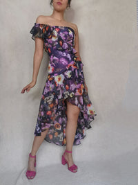 Vestido escarolas Adrian