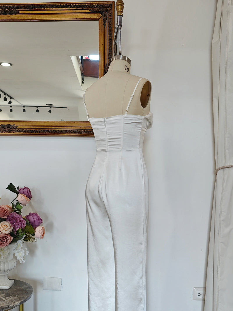 pantalón palazzo con drapeado monique – Rag Legend