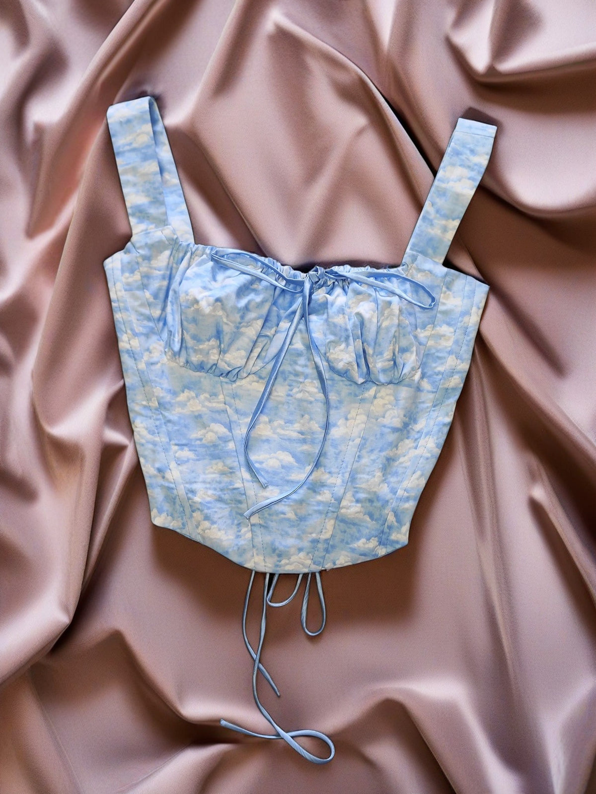 Blusa Corset Cielo