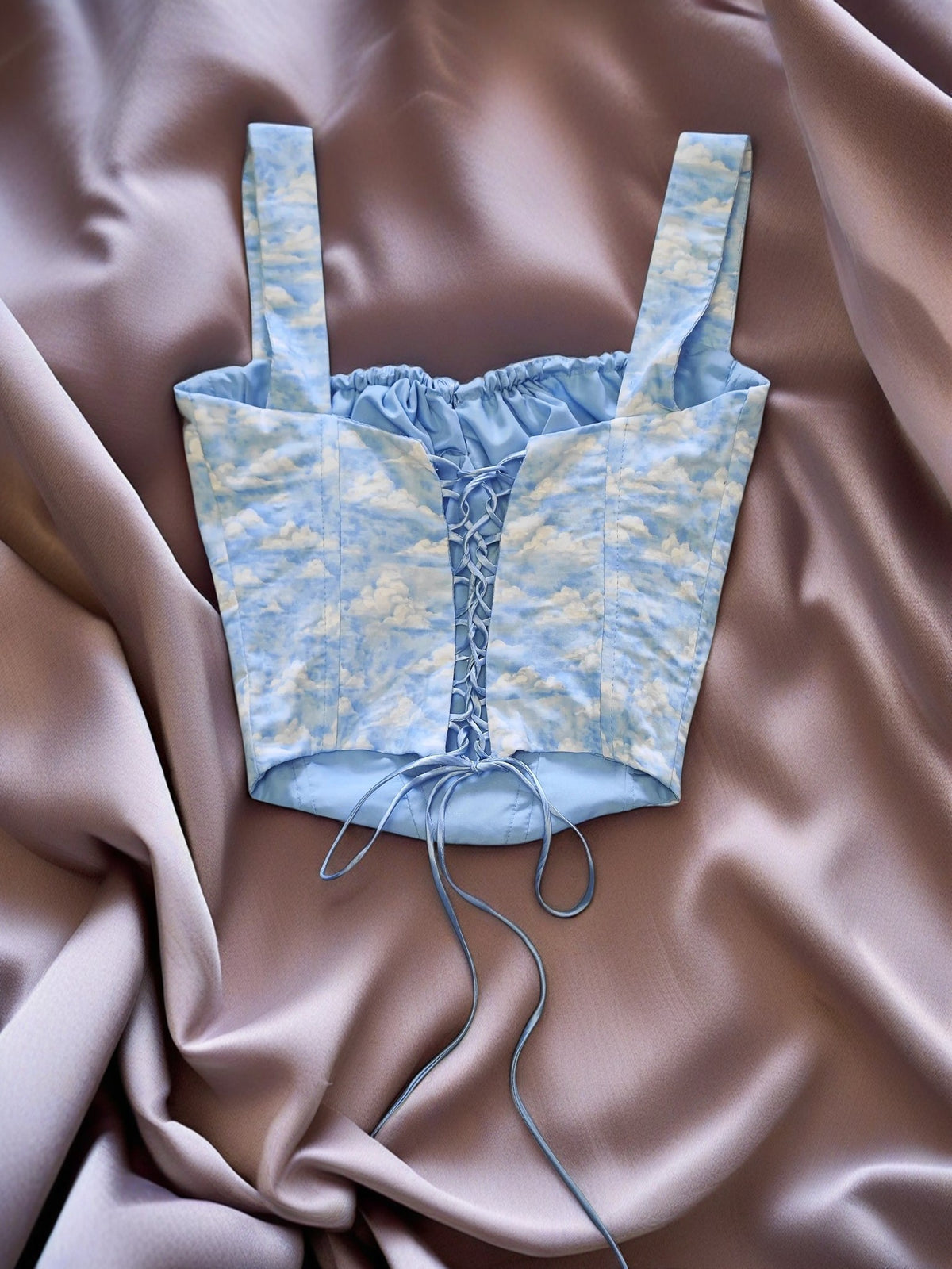 Blusa Corset Cielo