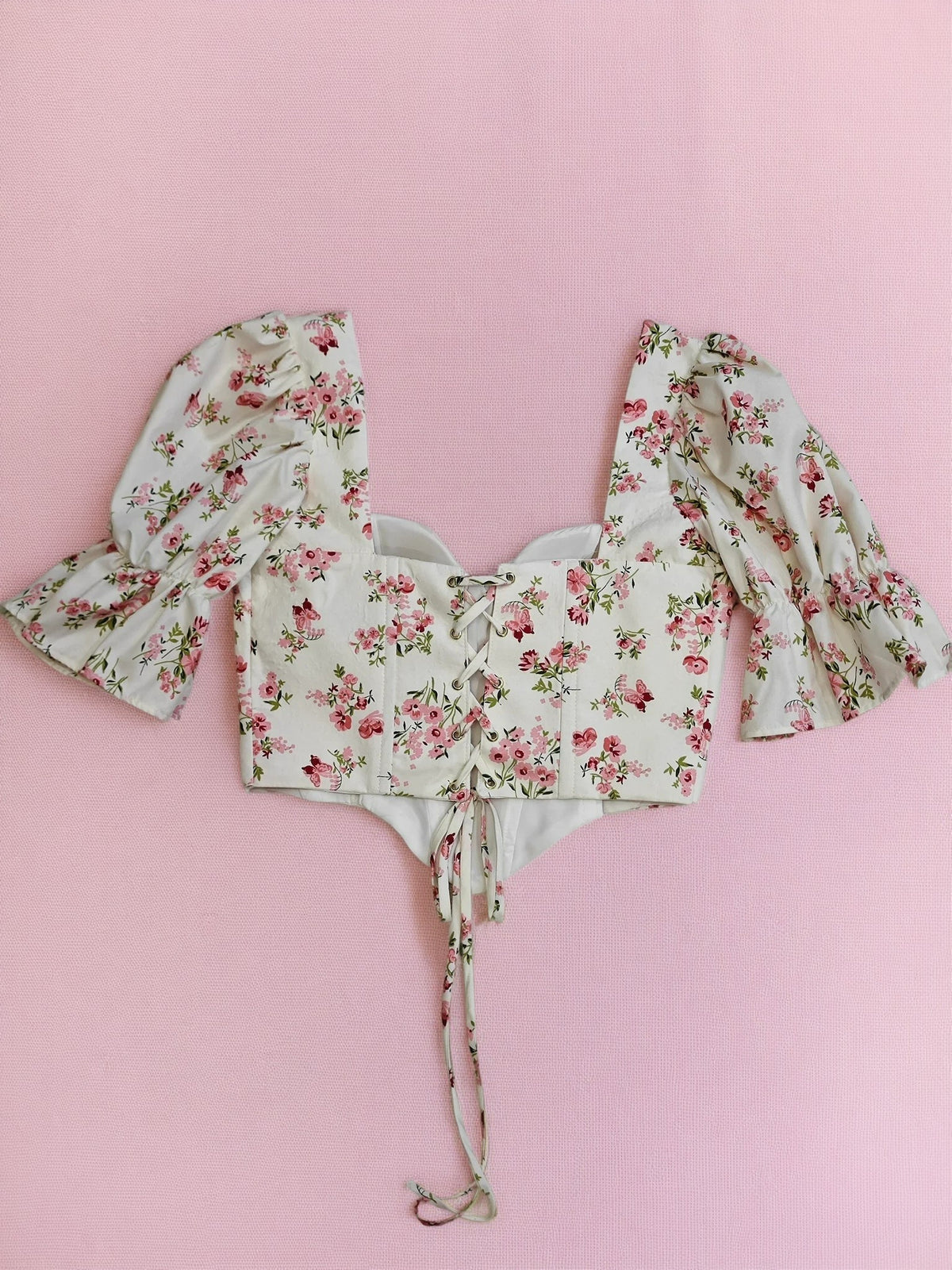 Blusa Corset de mangas Camellia