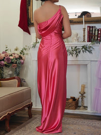 Vestido drapeado envolvente Ariana