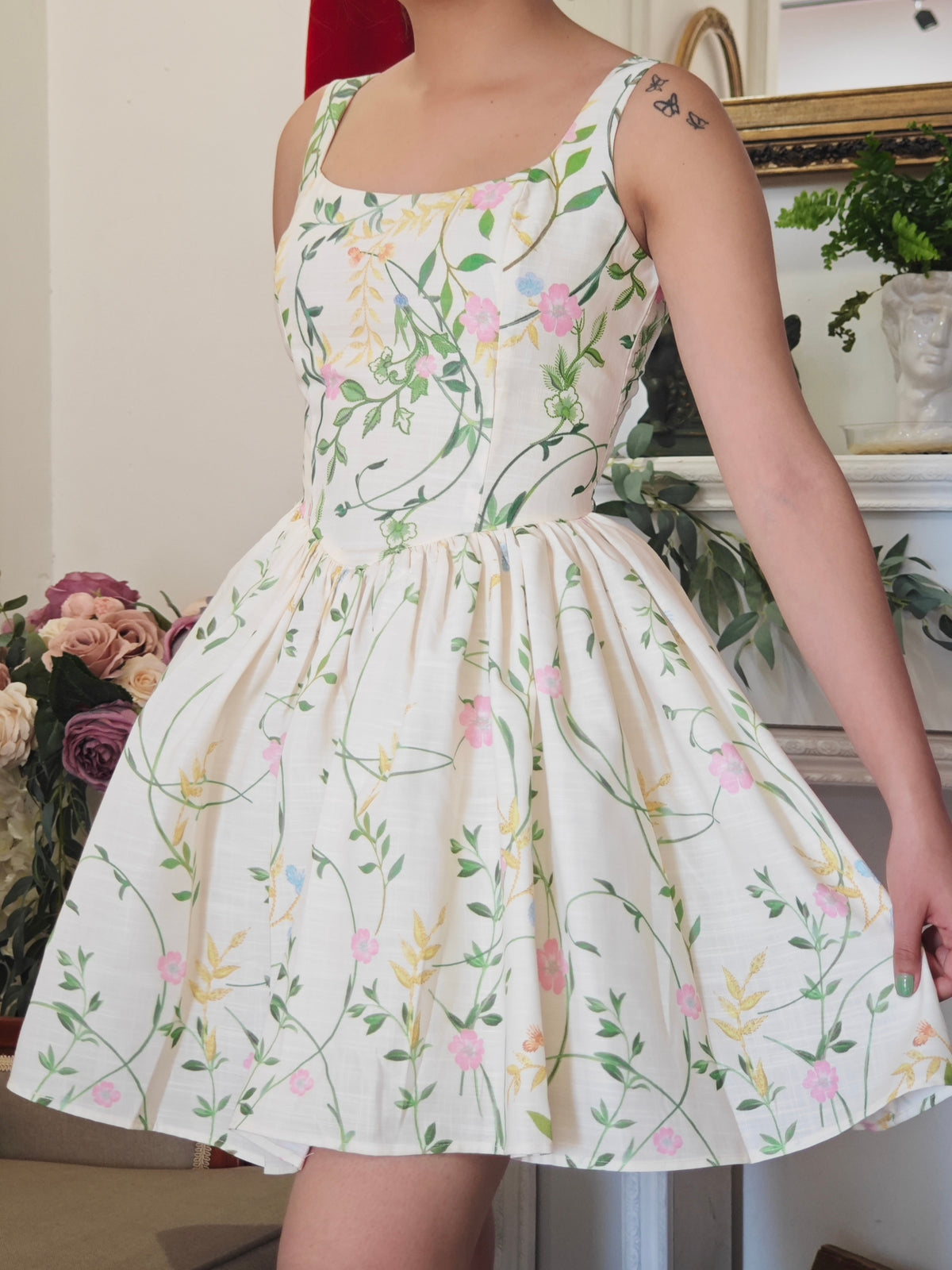 Vestido flores Blomie