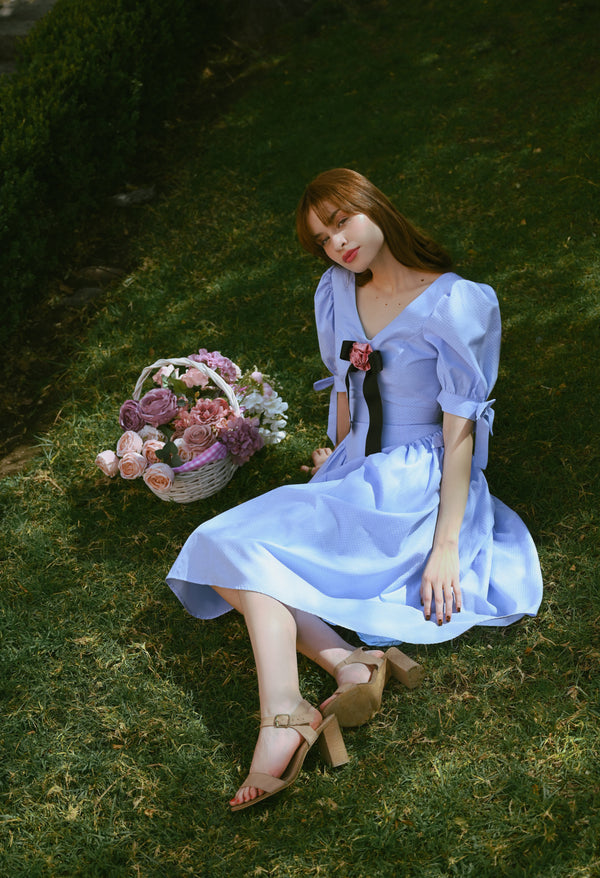 Vestido midi Alba