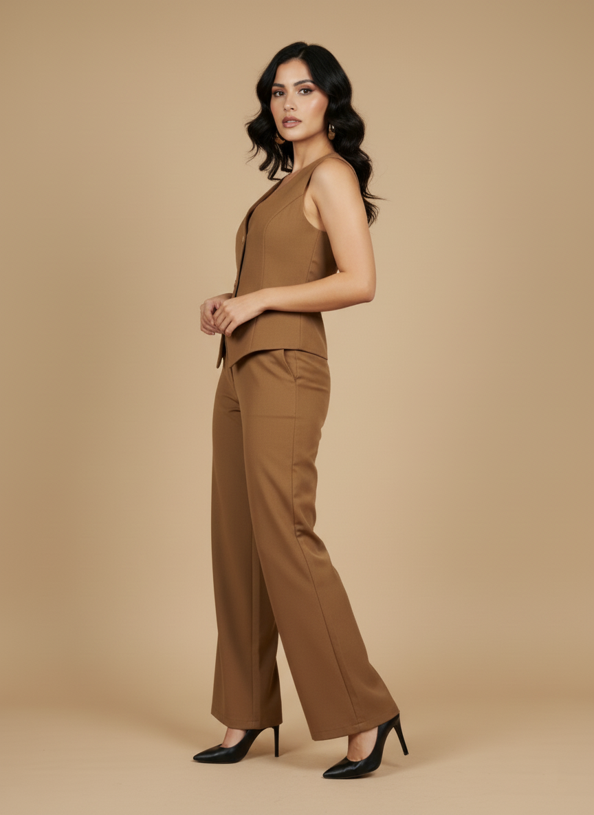 Conjunto de chaleco y pantalón