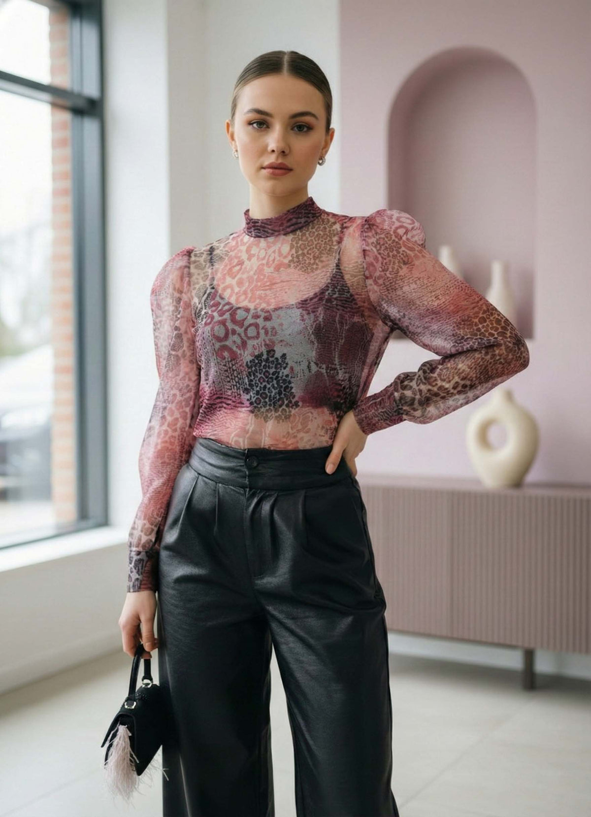 Blusa de organza Diana