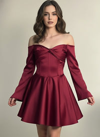 Vestido satín Sutton