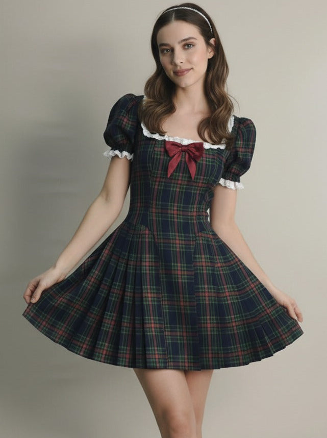 Vestido tartán Adeline