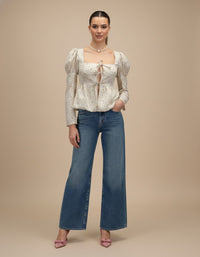 Blusa estilo globo Genevieve