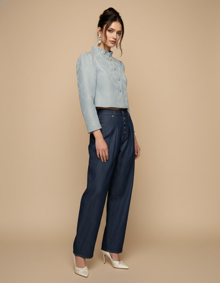 Saco de cuello alto Odette