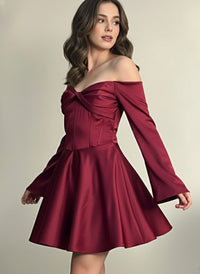 Vestido satín Sutton