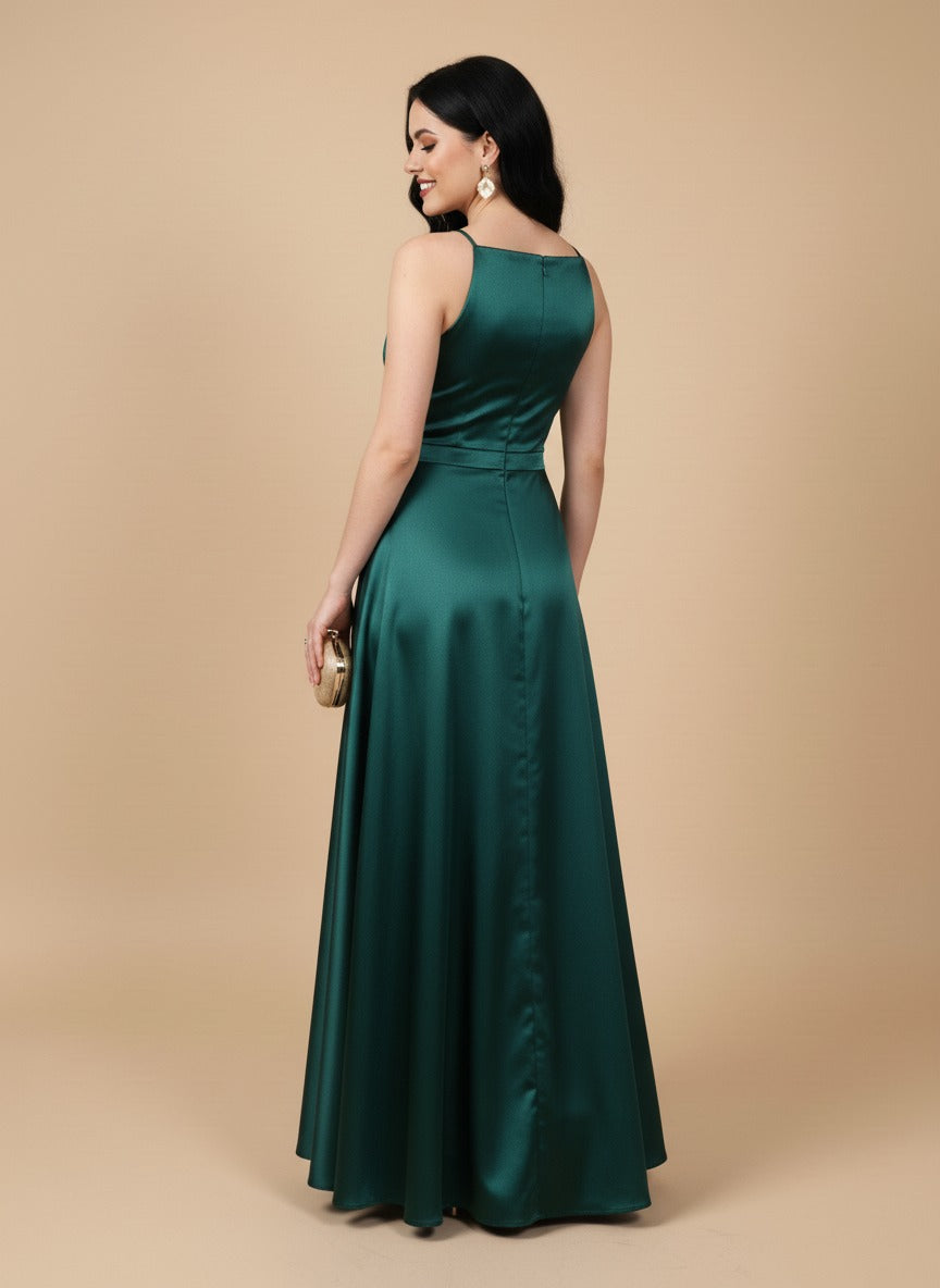 Vestido de tirantes Esmeralda