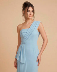 Vestido de falda con tablones Mikaela
