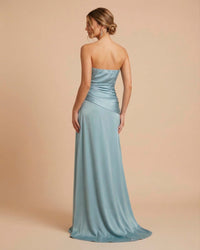 Vestido strapless Yvette