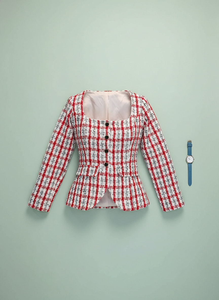 Blusa de tweed Verónica