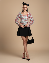 Blusa de tweed Verónica