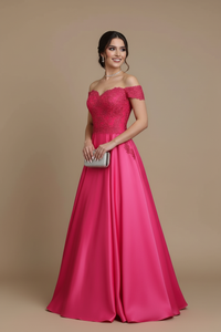 Vestido corte a los hombros Virginia