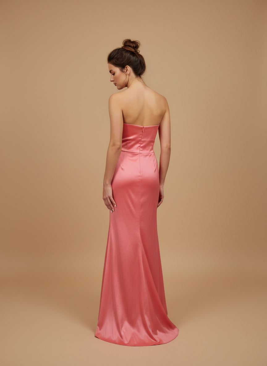 Vestido strapless Andie