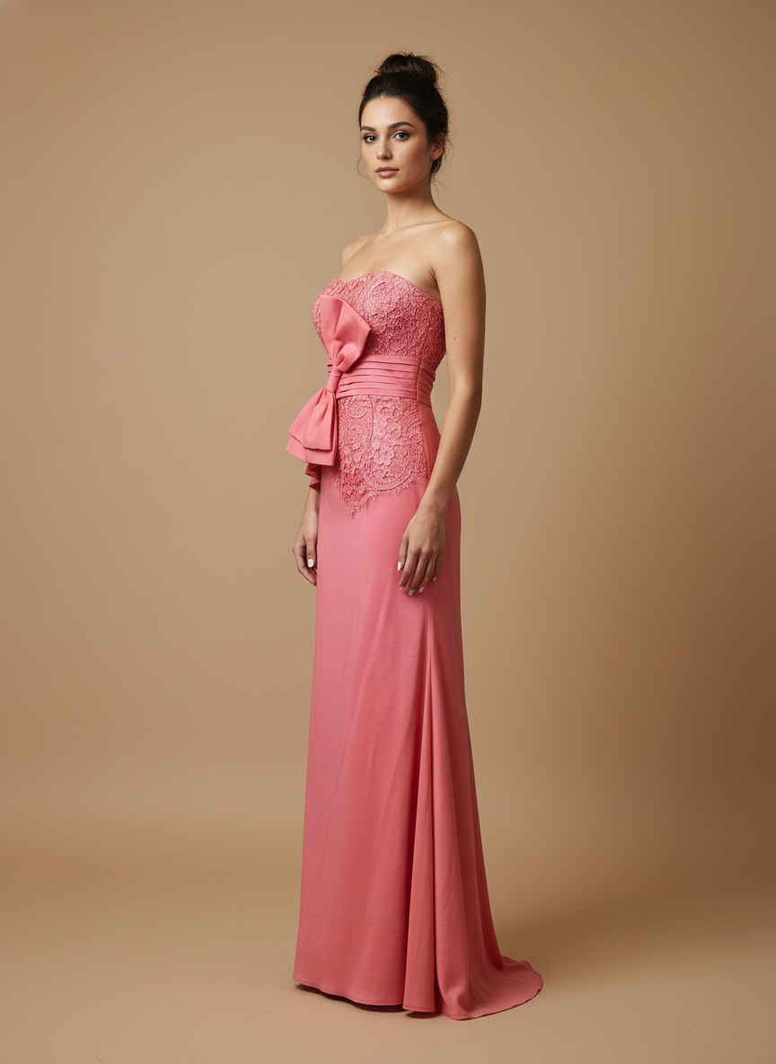 Vestido strapless Andie