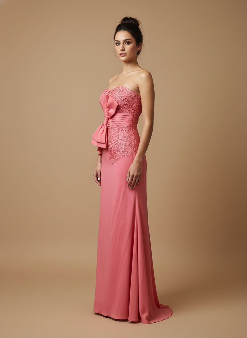 Vestido strapless Andie