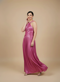 Vestido metalizado Nova