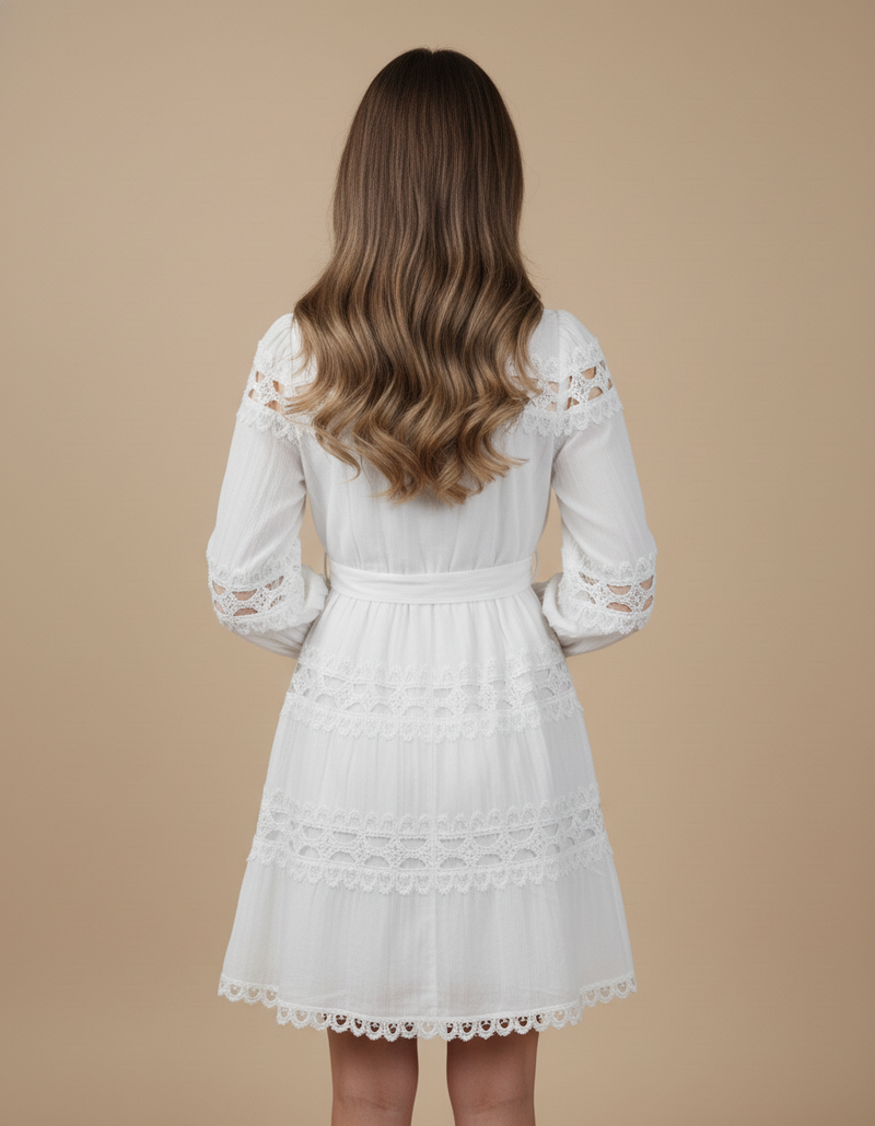 Vestido de mangas Andrea