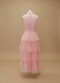 Vestido de tul con capas Florence