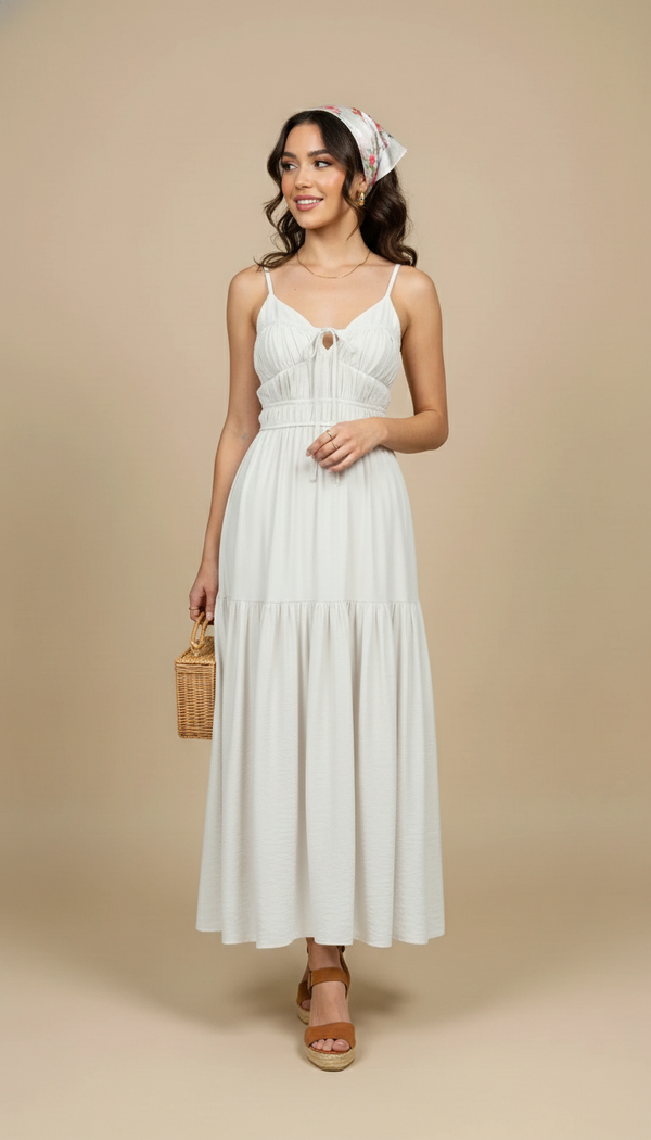 Vestido midi Brissia