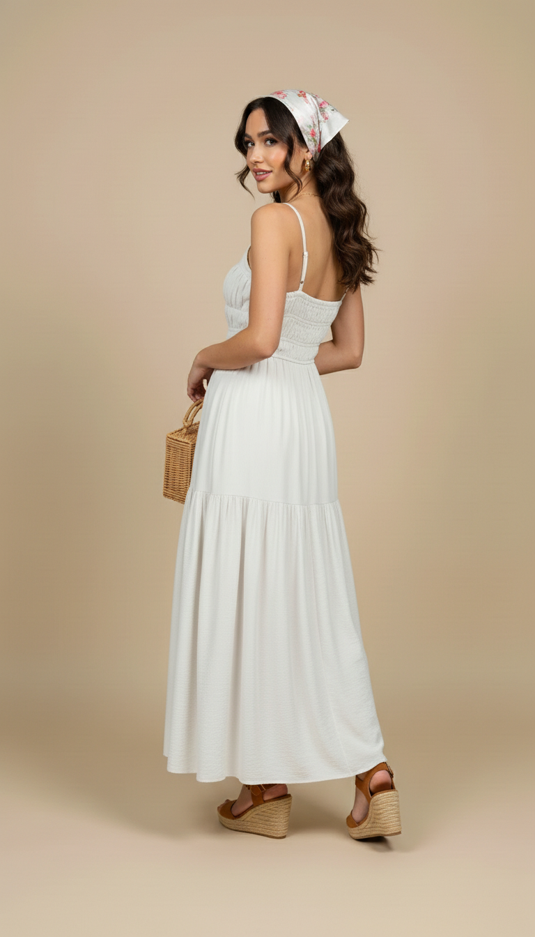 Vestido midi Brissia