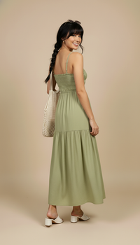 Vestido midi Brissia