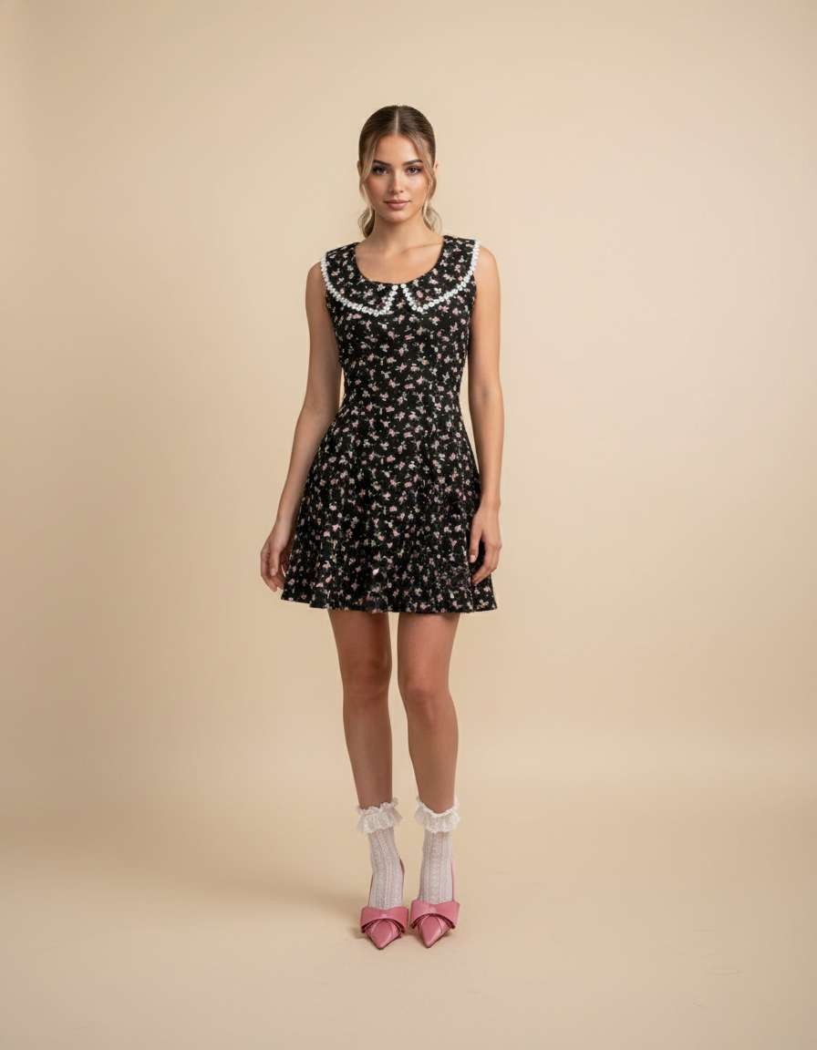 Vestido de cuello Poppy