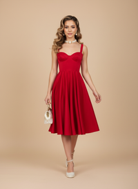 Vestido corset midi Valentina