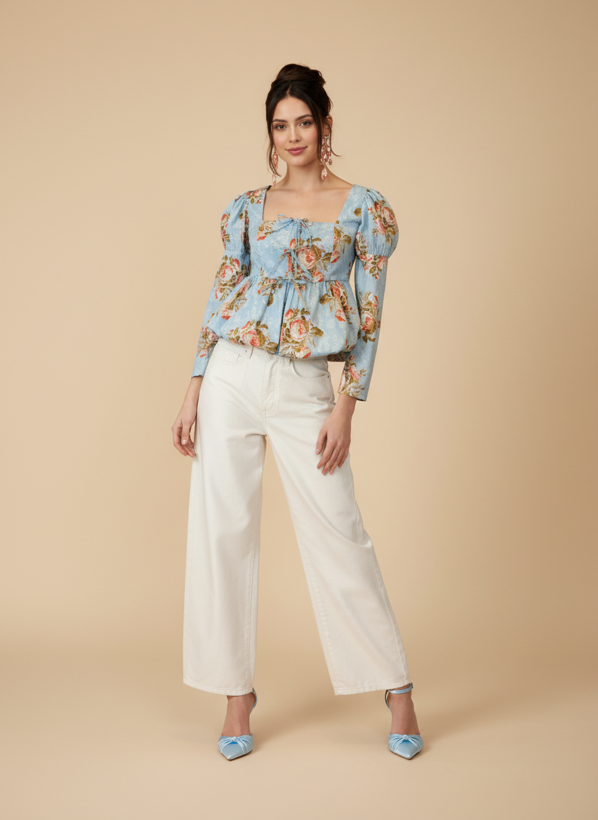 Blusa estilo globo Juliette
