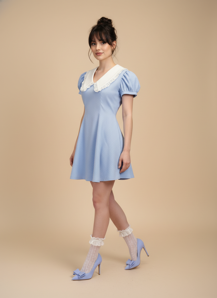 Vestido de cuello Nina