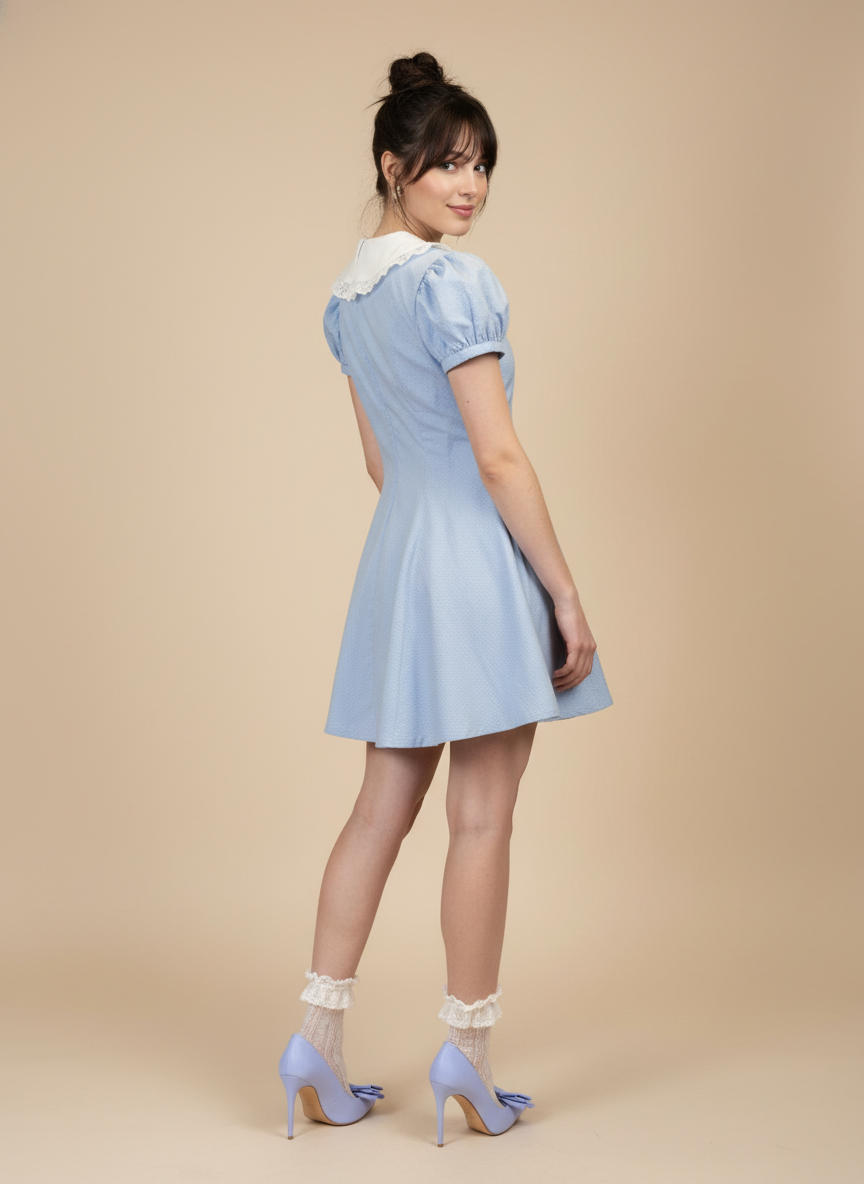 Vestido de cuello Nina