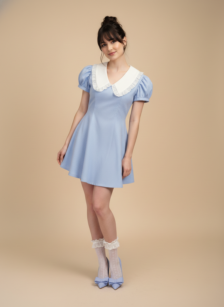 Vestido de cuello Nina