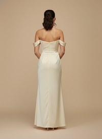 Vestido strapless Amber