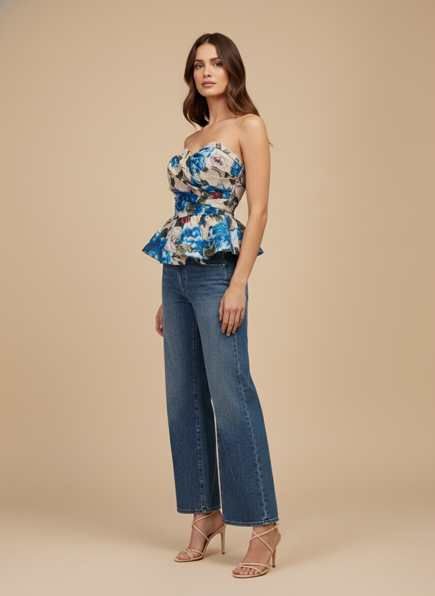 Blusa peplum Azalea