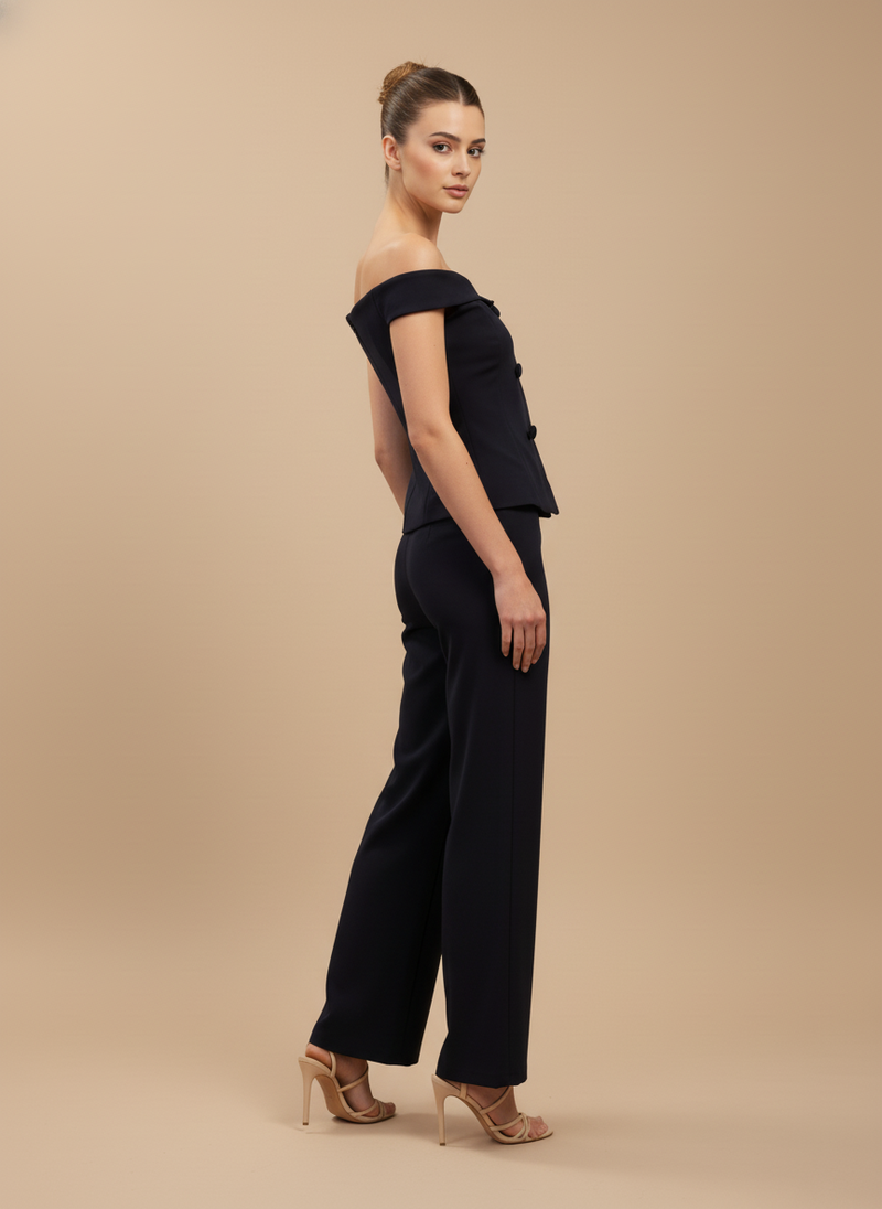 Conjunto top a los hombros Minerva