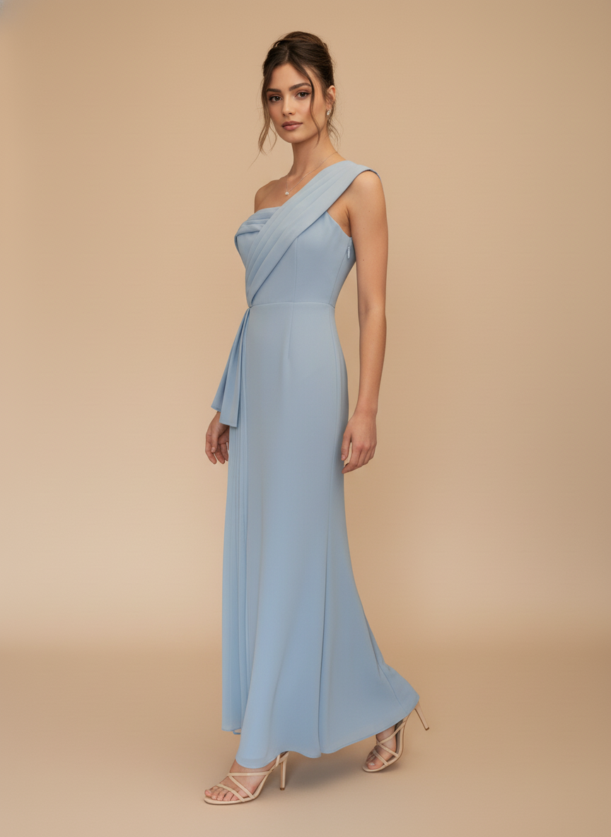 Vestido de falda con tablones Mikaela