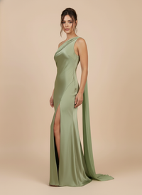 Vestido de un hombro Isadora