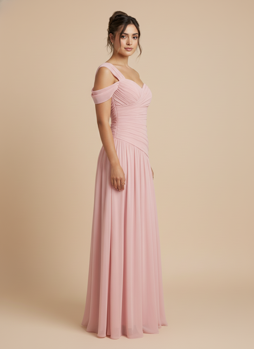 Vestido drapeado Anette