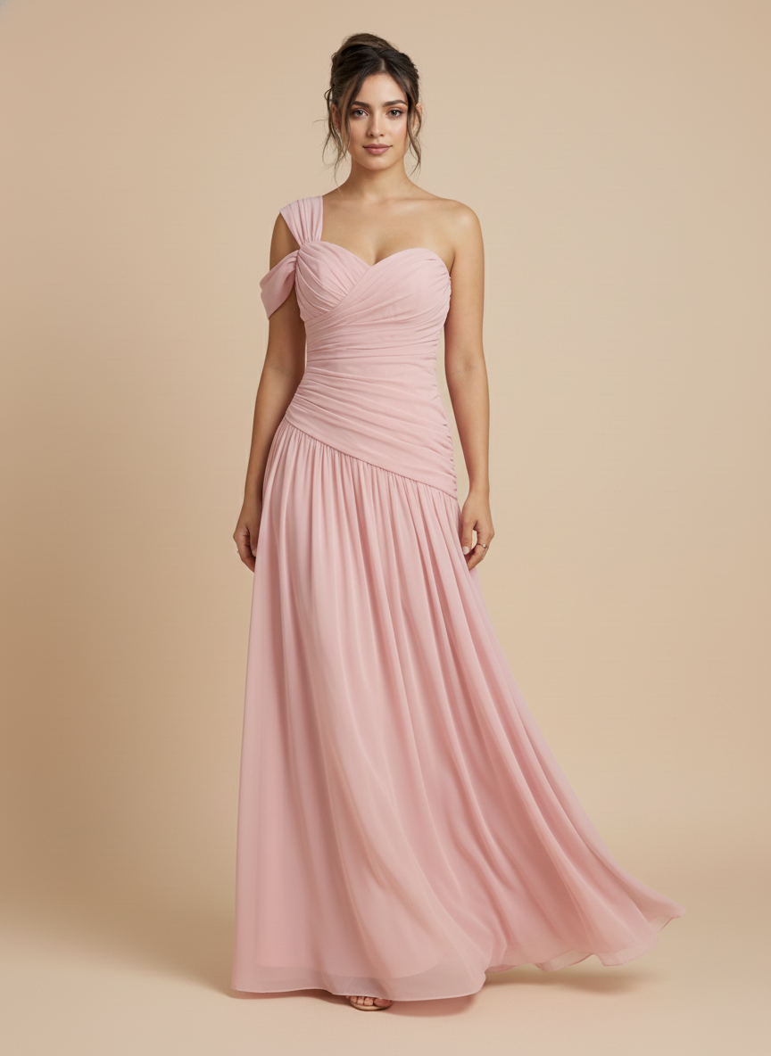 Vestido drapeado Anette