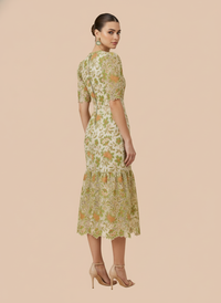 Vestido de encaje midi Gabriela