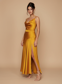 Vestido escote cascada Vivian