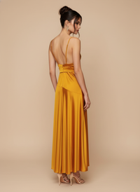 Vestido escote cascada Vivian