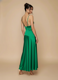 Vestido escote cascada Vivian
