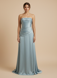 Vestido strapless Yvette