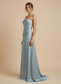 Vestido strapless Yvette